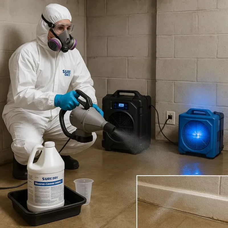 Sanitization and Odor Removal process in Roosevelt Park, MI