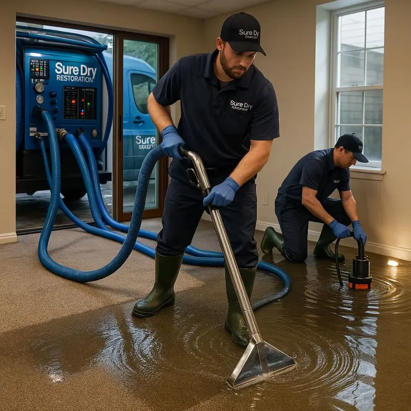 Water Extraction and Removal process in Roosevelt Park, MI
